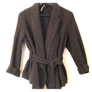 Free People Belted Casual Blazer-style Jacket
